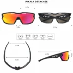 NRC X2 Olimpo Lunettes de Soleil Cyclisme Verres Rouge Orange Miroir – Image 2
