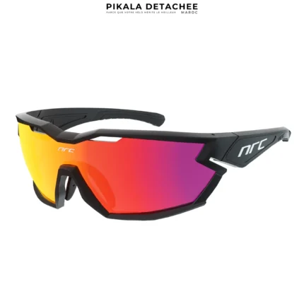NRC X2 Olimpo Lunettes de Soleil Cyclisme Verres Rouge Orange Miroir