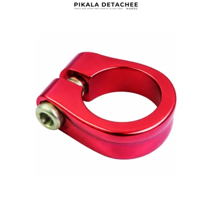 SAVAGE Collier de Selle Vélo en Aluminium 28,6mm Rouge