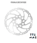 SHIMANO SLX SM RT66 L Disque de Frein VTT 6 Trous 203 mm Avec Vis