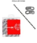 SRAM GX Eagle Chaine 12 Vitesses 126 Maillons Argent avec Attache Rapide PowerLock