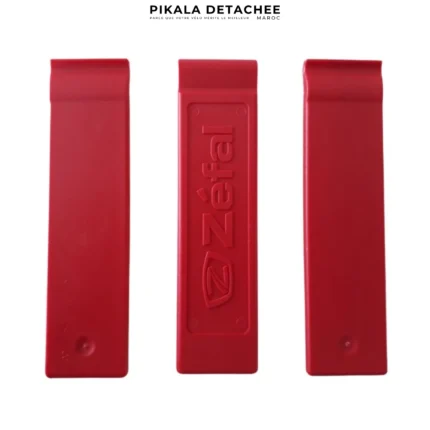 ZEFAL Z Levers Démonte Pneus Vélo Ultra Renforcés Rouge Lot de 3