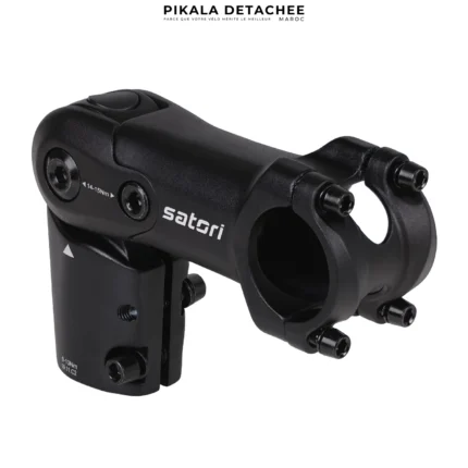 SATORI UP2+ Potence Réglable 90mm 31.8mm Aluminium 1-1/8" Ajustable 0-90° E-Bike / Trekking