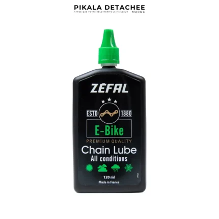 ZEFAL E-Bike Chain Lube 120 ml Lubrifiant Chaîne Toutes Conditions pour Vélo Électrique