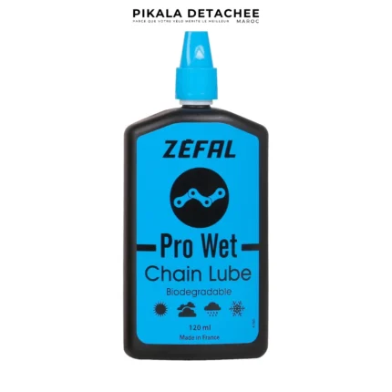 ZEFAL Pro Wet Lube 120 ml Lubrifiant Chaîne Toutes Conditions