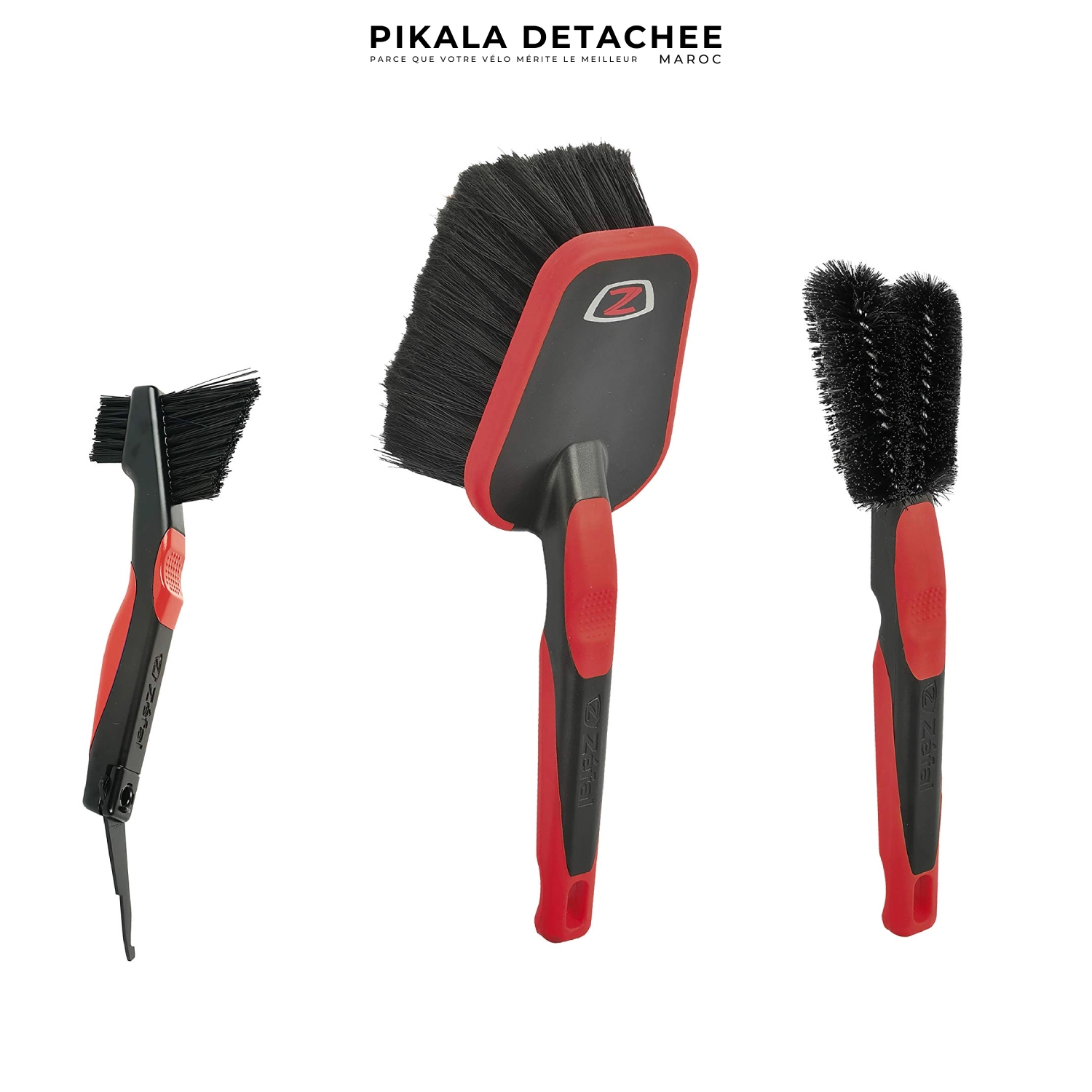ZEFAL ZB Wash ZEFAL ZB Wash Twist Clean Set de 3 brosses de nettoyage pour le vélo – Image 1