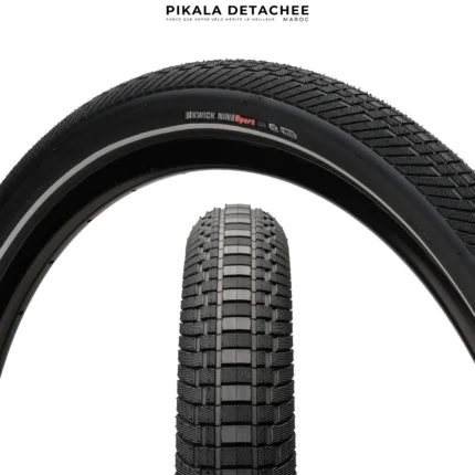 KENDA Kwick Nine K1052 Pneu VTT Slick 27.5x2.40 (62-584) Reflective Tringle Rigide