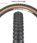 KENDA Nevegal K1010 Pneu VTT 29×2.20 55 622 700×55 Noir Marron Tringle Rigide