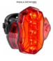 COBRA EC120 Feu Rouge Arriere Velo 5 LED a Piles 3 Modes