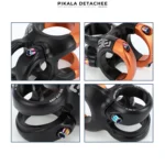 HASSNS DH40 Potence VTT Ø31.8×40 mm Aluminium Orange – Image 2