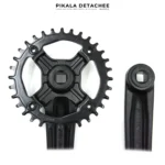 PROWHEEL Pedalier VTT Mono Plateau 32 Dents Axe Carre – Image 2
