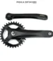 ProWheel Pedalier VTT Mono Plateau 32 Dents 175mm Axe Carre