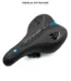 SKY SUPER Selle Velo Confort Mousse Eponge Ergonomique Noir Bleu 1