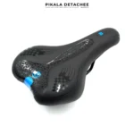 SKY SUPER Selle Vélo Confort Mousse Éponge Ergonomique Noir/Bleu – Image 2