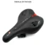 SKY SUPER Selle Velo Confort Mousse Eponge Ergonomique Noir Rouge 1