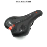 SKY SUPER Selle Vélo Confort Mousse Éponge Ergonomique Noir/Rouge – Image 2