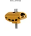 VELOXIS Tete de Tige de Selle de Remplacement Universelle Velo Doree