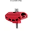 VELOXIS Tete de Tige de Selle de Remplacement Universelle Velo Rouge
