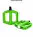 COBRA PE122D Pedales Velo Plates Antiderapantes Nylon Vert