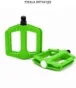 COBRA PE122D Pedales Velo Plates Antiderapantes Nylon Vert