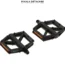 COBRA PE127 Pedales Velo Plates Antiderapantes en Nylon a Roulements