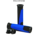 COBRA PO105B Poignées Vélo 130 mm Antidérapantes Bleu/Noir