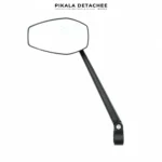 COBRA RE102 Rétroviseur Gauche Réglable pour Vélo et Trottinette à Fixation Guidon Universelle