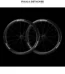 Elitewheels Marvel 50D II – Paire de Roues Route Carbone Disc Performance 50 mm a Roulements Ceramique 6
