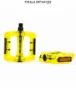 NECO Pedales Velo Plates Antiderapantes Resine Jaune Transparent