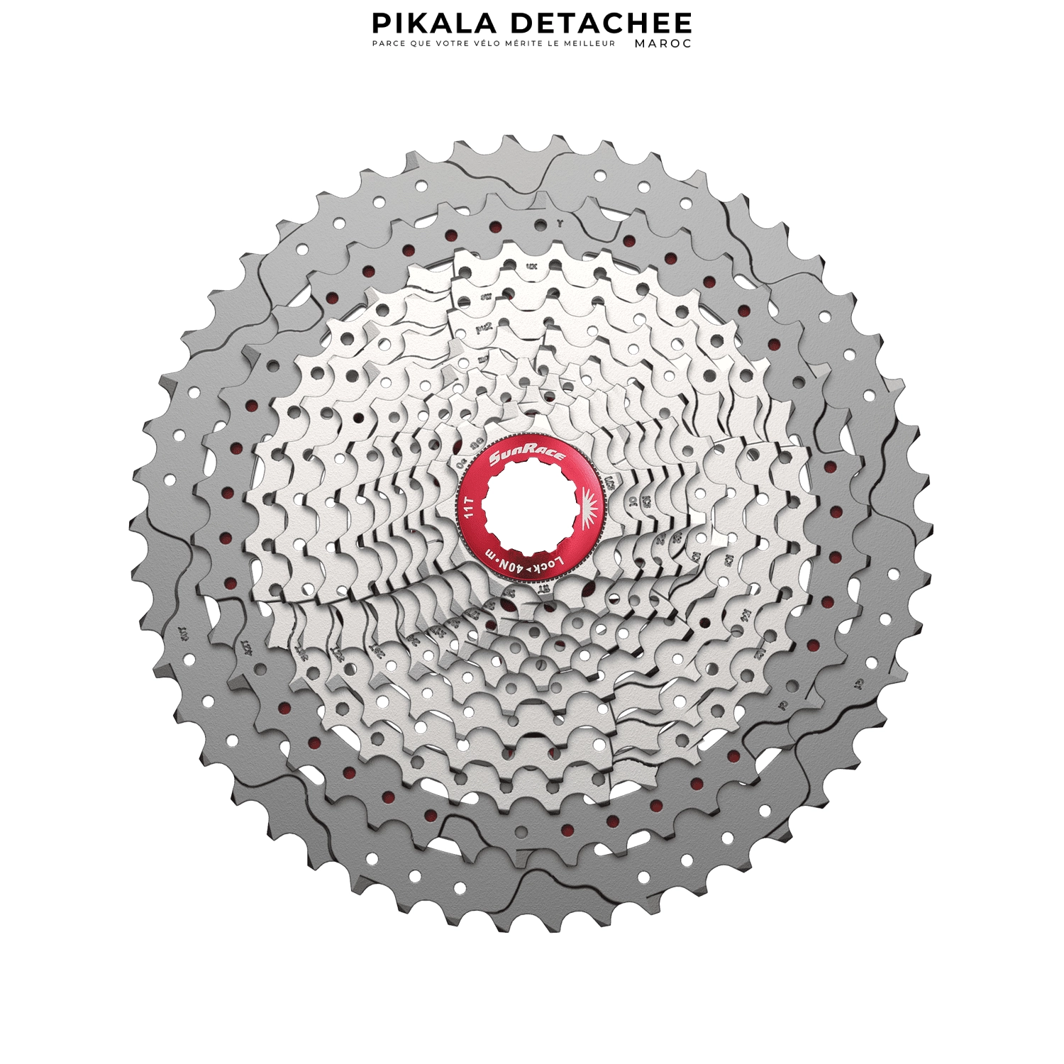 SunRace CSMZ800 Cassette VTT 12 Vitesses 11-51T Compatible Shimano_SRAM HG SUNRACE CSMZ800 Cassette VTT 12 Vitesses 11-51T Compatible Shimano/SRAM HG – Image 1