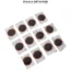 ZEFAL Kit de 12 Rustines de Reparation O25 mm pour Chambre a Air Velo