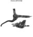 Shimano MT200 Frein a Disque Arriere Droit Longueur 1700 mm