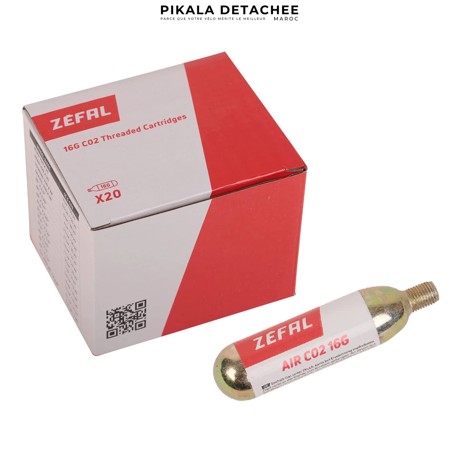 OFFRE LIMITÉE Pack 20 Cartouche CO2 16g ZEFAL OFFRE LIMITÉE Pack 20 Cartouche CO2 16g ZEFAL – Image 1