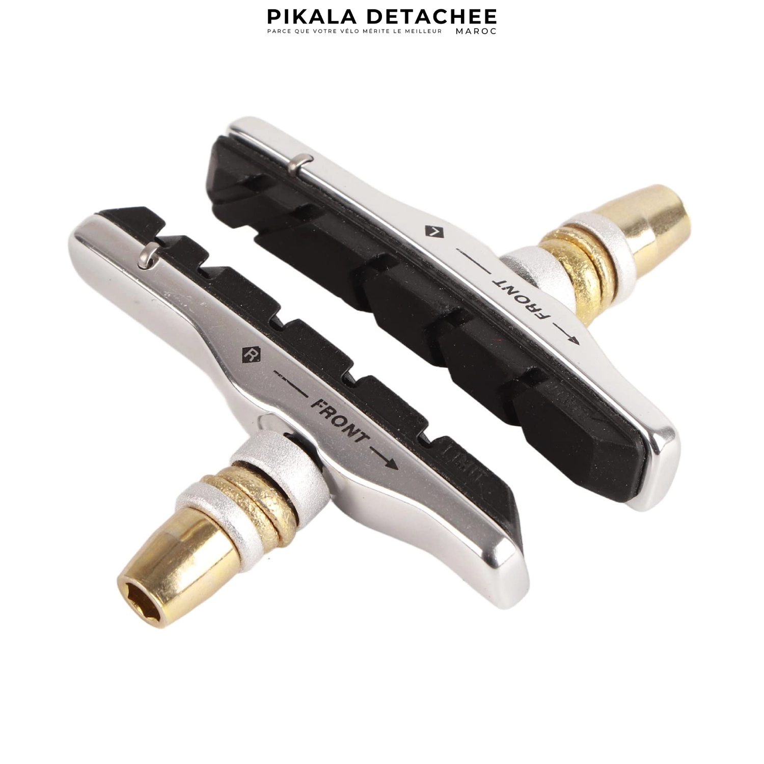 SAIGUAN Patins de Frein V-Brake Interchangeable 72mm – 2 Pièces SAIGUAN Patins de Frein V-Brake Interchangeable 72mm – 2 Pièces – Image 1
