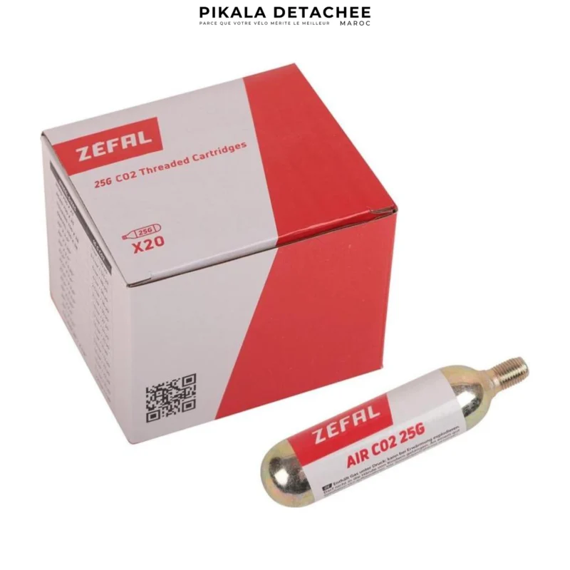 ZEFAL Cartouche CO2 16g Filetee Universelle